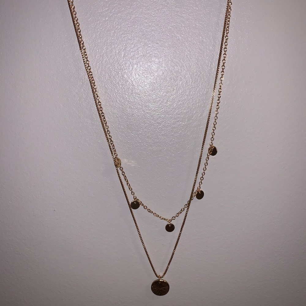 Double Chain Necklace - Picture 2 of 2